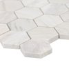 Msi Angora Hexagon 11.75 In. X 12 In. X 10Mm Honed Mosaic Marble Floor And Wall Tile, 10PK ZOR-MD-0530